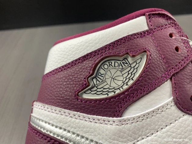 OG Jordan 1 High 555088-611 Bordeaux Air 0724